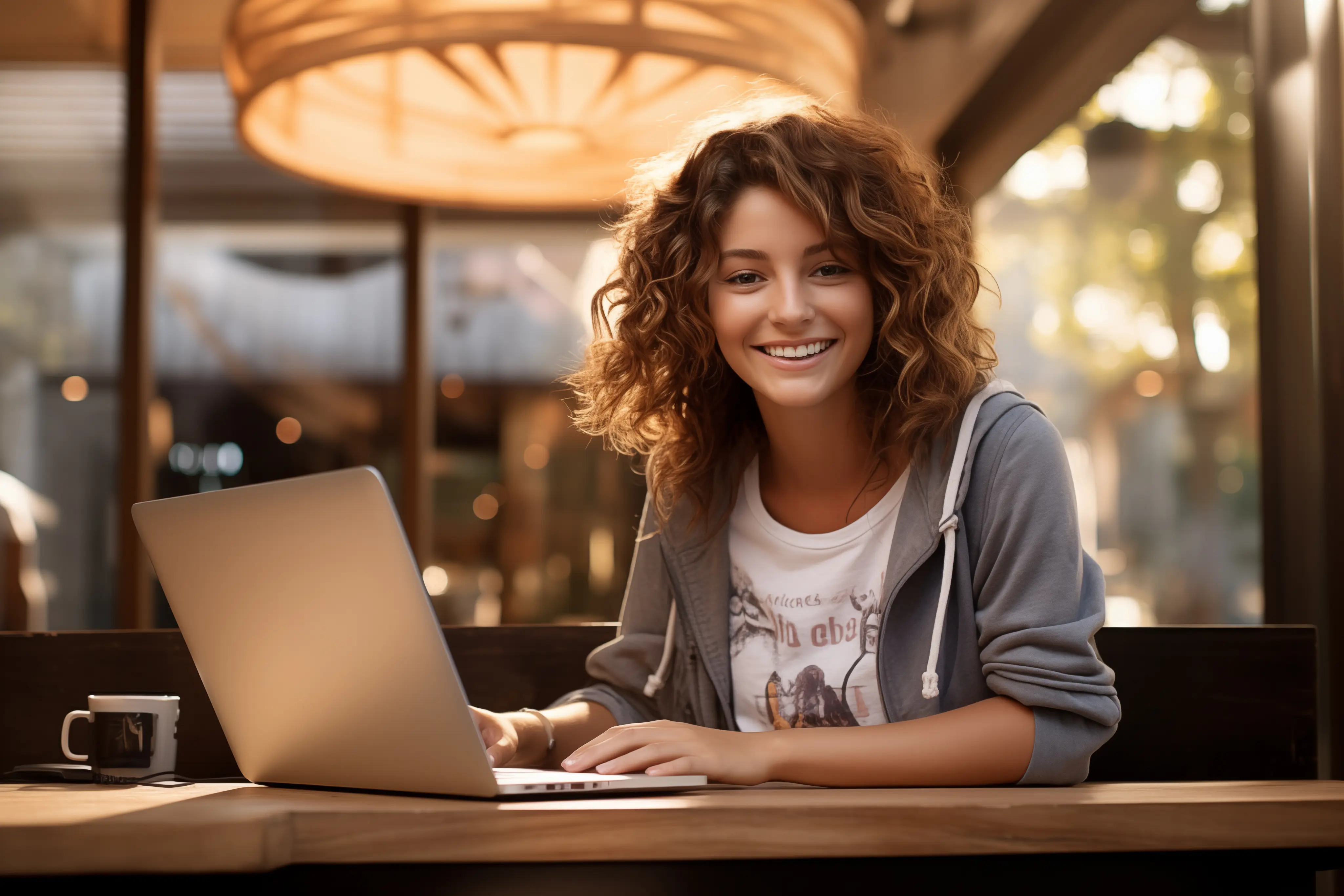Imagen de una persona usando una notebook